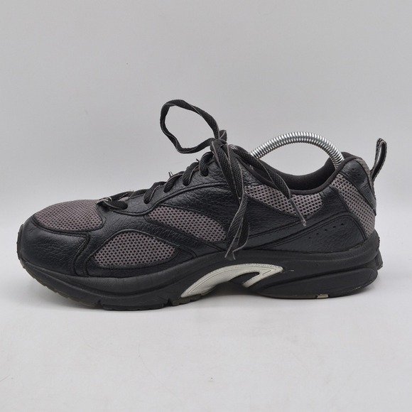 Dr. Comfort Endurance Plus Shoes Mens Size 9.5 Black Leather Mesh Sneakers - Picture 3 of 10